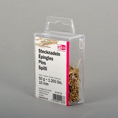 Карфици метални, 10 mm, 50 g ~ 1200, позлатени