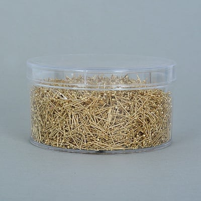 Карфици метални, 10 мм, 500 g, позлатени