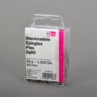 Карфици метални, 10 mm, 50g ~ 1200 бр., никелирани