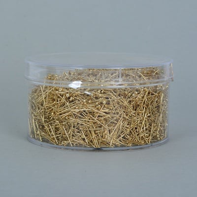 Карфици метални, 13 мм, 500 g, позлатени