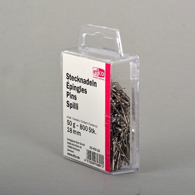 Карфици, метални, 18 mm, 50g ~ 800 бр., никелирани