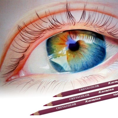 Цветен молив CretaColor, KARMINA x 1бр.