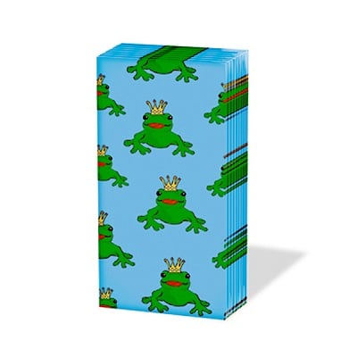 Кърпичка за нос SNIFF - декупаж, Жаба, пак.10 бр.