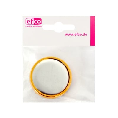 Клипс - основа за шал, кръг, ф 36 mm, позлатена