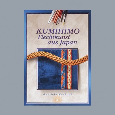 Книга на немски език, Kumihimo Flechtkunst aus Japan, 23 х 17 см, 92 страници