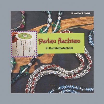 Книга на немски език, Perlen flechten, 18 x 17,5 cm, 60 страници