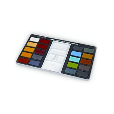 Комплект акварелни блокчета CretaColor, AQUA BRIQUE