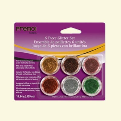 Комплект брокат Metallics за глина Sculpey, 4 бр.