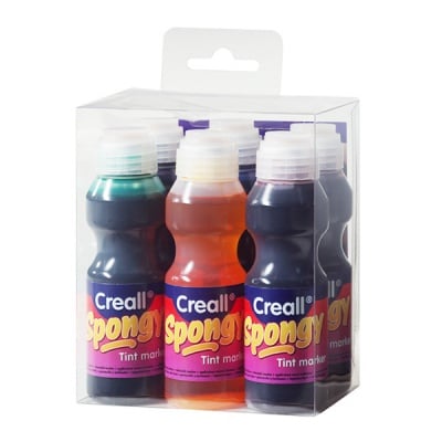 Комплект мастило с тампон CREALL SPONGY TINT, 6х70 ml