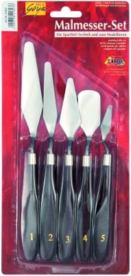 Комплект метални шпатули SOLO Goya, 5 части