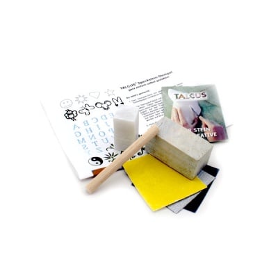 Комплект печат, 6ч., сапунен камък, смесен