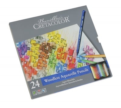 Комплект сърцевини CretaColor, AQUA MONOLITH, 24 цвята