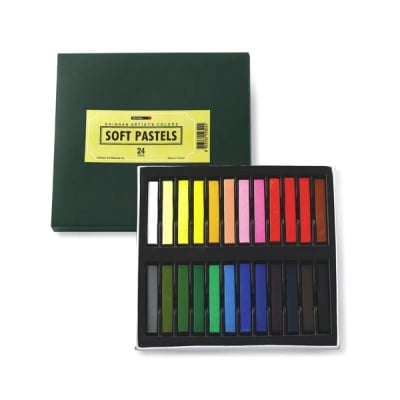 Комплект сух пастел, LARGE, 24 бр.