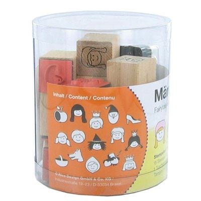 Комплект тампони RicoDesign, BASIC, 10 цвята, 3.3 x 3.3 x 2 cm