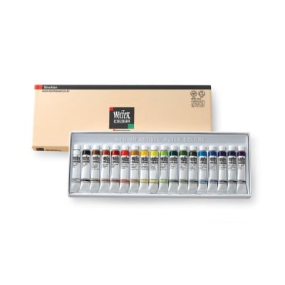 Комплект водни бои ARTISTS' WATER, 7.5 ml, 18 цв.