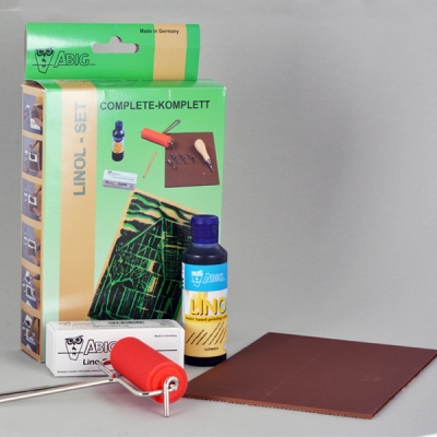 Комплект за линогравюра ABIG, лукс.кутия, 9 ч.