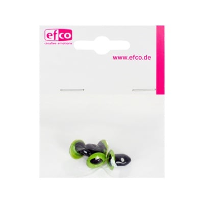 Копчета котешки очички, ф 10 mm, 4 броя, зелени