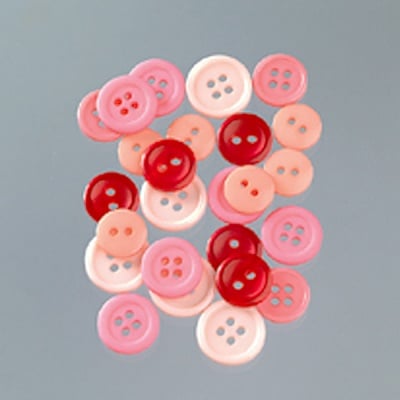 Копчета, розови тонове, 10 - 15 mm, 40 g