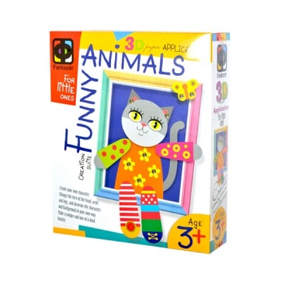 Креативен комплект  апликация с рамка №3 Kitty