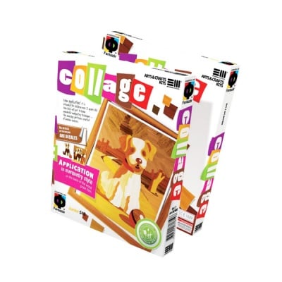 Креативен комплект за колаж, имитиращ инкрустация върху дърво «The Dog»