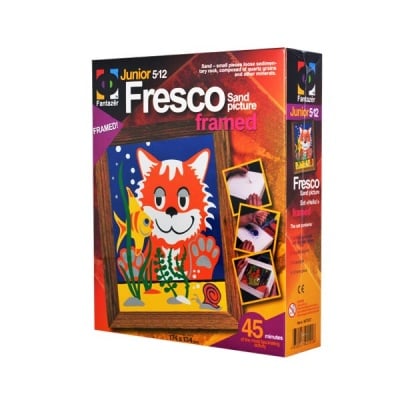 Креативен комплект за сътворяване на пясъчни картини Fresco “Hello“