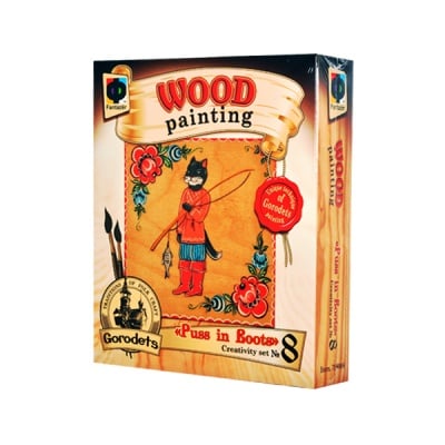 Креативен к-т Wood painting «Puss in Boots»