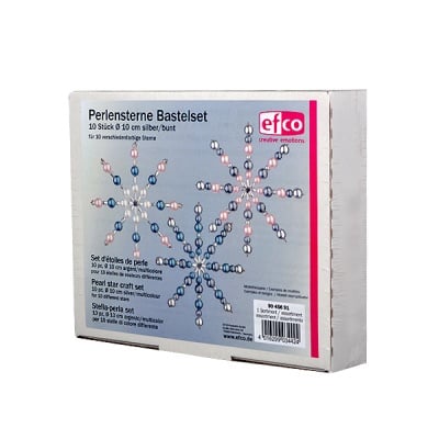 Креативен комплект Pearl Star Craft Kit, Ø 10 cm, 10 броя, сребърни / разноцветни