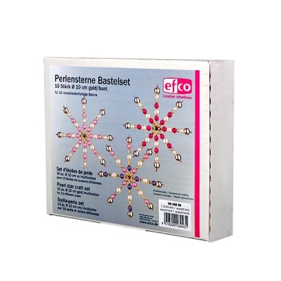Креативен комплект Pearl Star Craft Kit, Ø 10 cm, 10 броя, златни / разноцветни