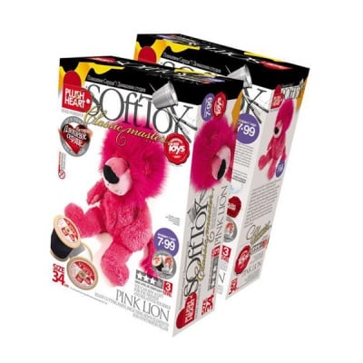Креативен комплект PLUSH HEART «Pink lion»