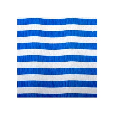 Креп-хартия, 35 g/m2, 50 x 250 cm, 1 ролка, рае бяло/ синьо
