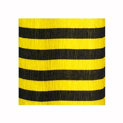 Креп-хартия, 35 g/m2, 50 x 250 cm, 1 ролка, рае жълто/ черно