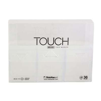 Кутия за маркери TOUCH TWIN BRUSH, 36 маркера, празна