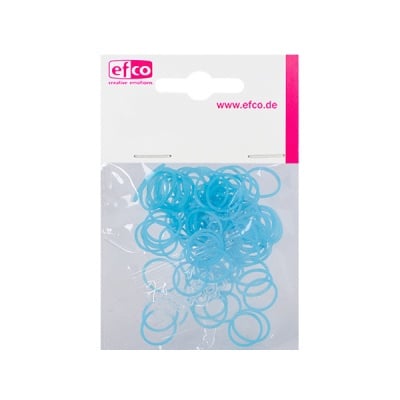 Ластички за плетене на гривни Rubber Loops, 100 бр., неоновосини