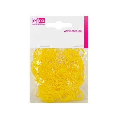 Ластички за плетене на гривни Rubber Loops, 300 бр., жълти