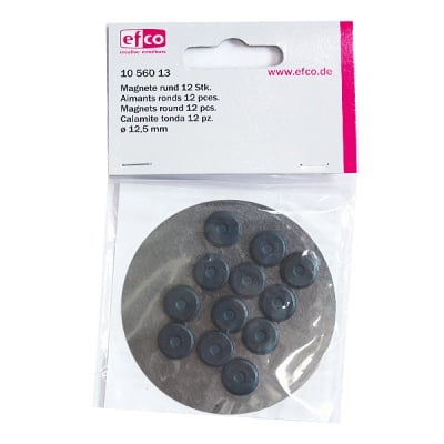 Магнити, кръгли, 12,5 мм, 12 бр.