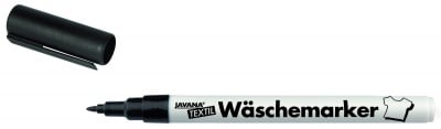 Водоустойчив маркер за текстил JAVANA, черен
