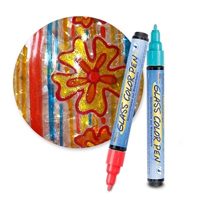 Маркер за стъкло Glass Color Pen, връх 2-4 mm