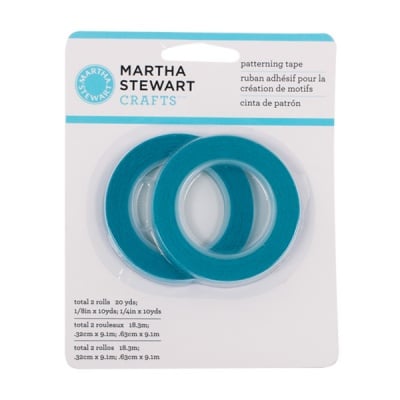Маскираща лента Martha Stewart, 3 + 6 mm x 9,10 m, 2 ролки