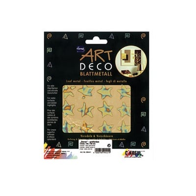 Метални листи ART Deco, 140 х 140 mm, 6л, звезди