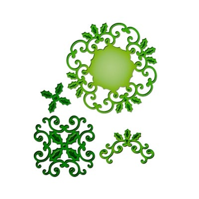 Метални шаблони за изрязване на хартия, „Мотиви с джел“