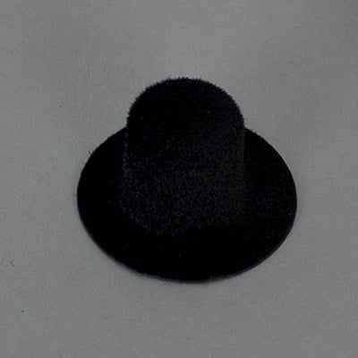 Цилиндър - миниатюра, 65 x 43 mm, 1 бр. черен