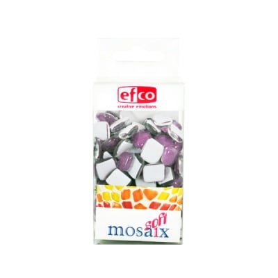 Мозаечни плочки MosaixSoft, стъкло, 25x5 mm, 140 бр., морави