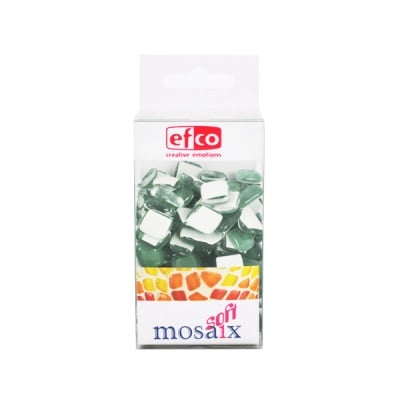 Мозаечни плочки MosaixSoft, стъкло, 25x5 mm, 140 бр., зелени