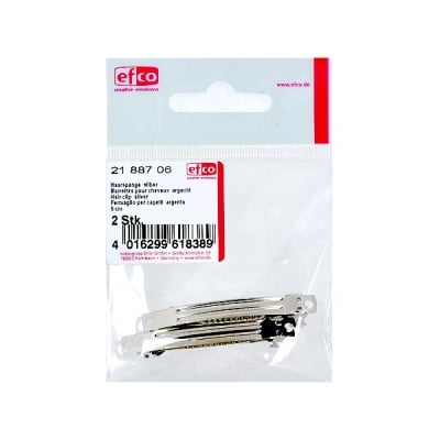 Основа за шнола, 6 cm, 2 броя, сребро