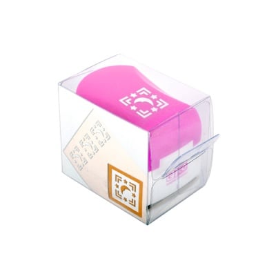 Пънч квадратен с двойна рамка, Луна + Звезда, ~ 22 x 22 mm