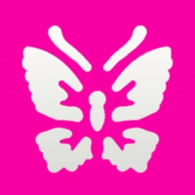 Пънч с мотив, Пеперуда, ~ 28 mm