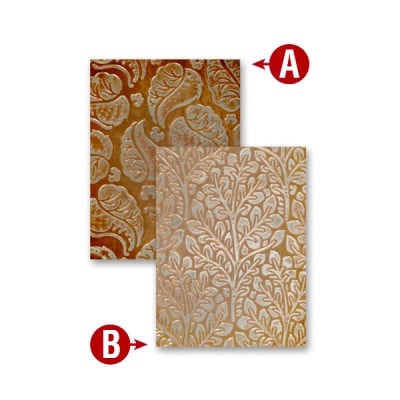 Папка за релеф върху хартия, „Флора“, ~ 12,7 x 17,8 cm,