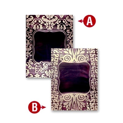 Папка за релеф върху хартия, „Framed Labels One“, ~ 12,7 x 17,8 cm