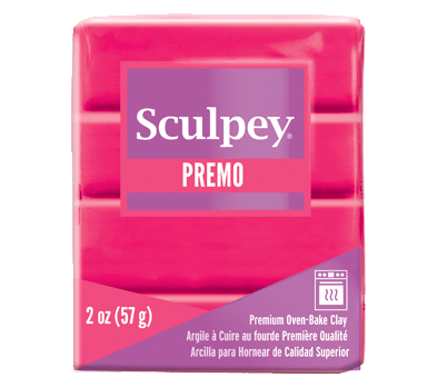 Полимерна глина Premo! Sculpey, 57g, флуорисцентно розово