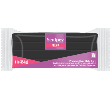 Полимерна глина Premo! Sculpey, 454g, черно
